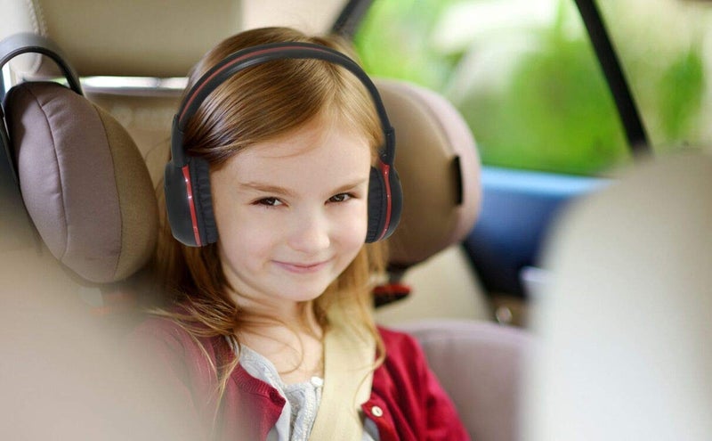 SIMOLIO Two Channel Infrared Headphones for Honda Odyssey, Pilot, uConnect VES, Chrysler Pacifica, Town and Country, GMC Yukon, Nissan Armada, IR Wireless Headphones for Car DVD Player Kids, 4 Pack - Image 2